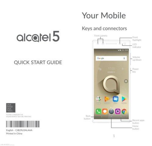 imágenes del Alcatel 5