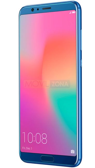Honor View 10 azul vista lateral