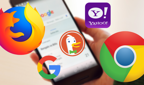 Motores Busqueda Google Chrome Firefox Android