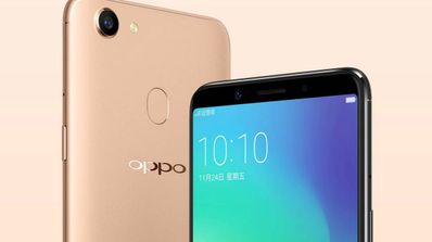 Oppo A73 frontal y trasera