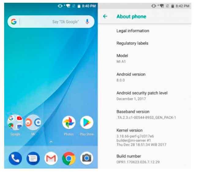 actualización a Android 8