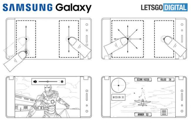 Samsung Galaxy con pantalla dual plegable
