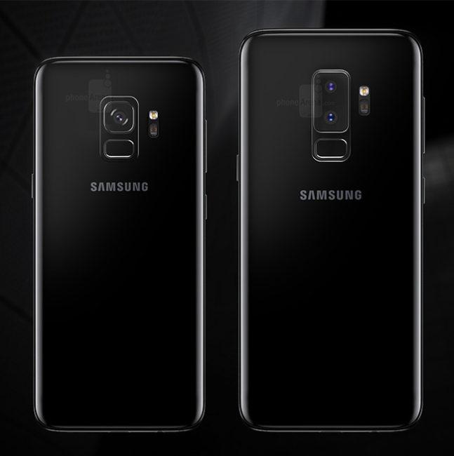 Diseño y tamaño de los Galaxy S9 y Galaxy S9+