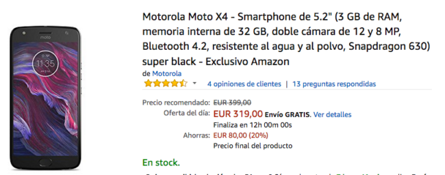Moto X4 Amazon