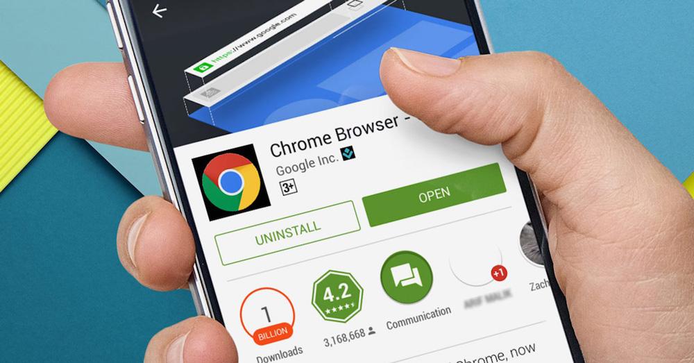 Interfaz de Google Chrome para Android