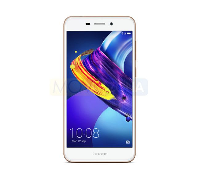 Honor 6C Pro blanco vista frontal