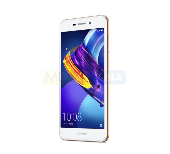 Honor 6C Pro blanco vista lateral