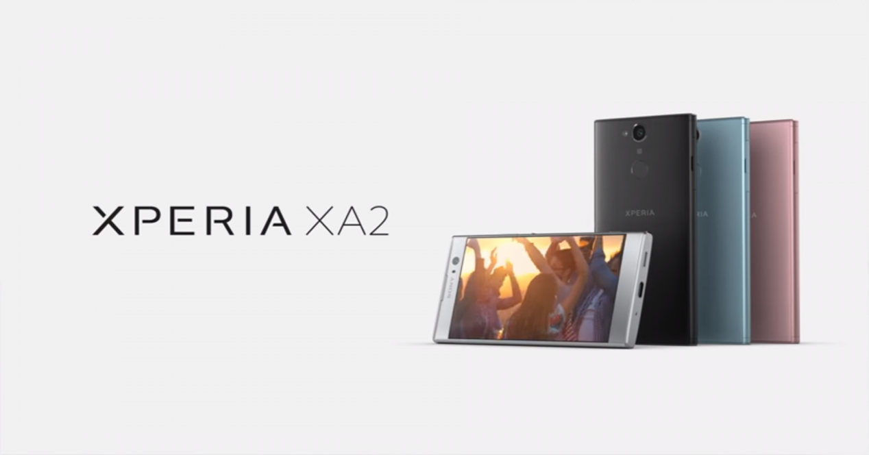 Diseño del Sony Xperia XA2