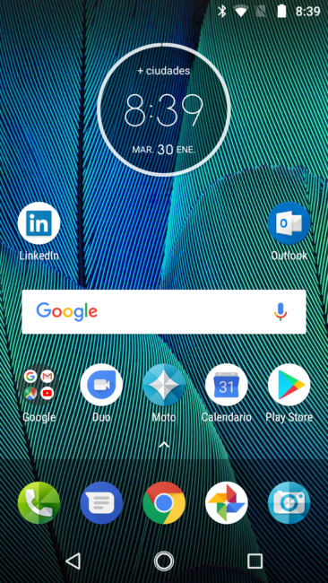 Sistema del Motorola G5S