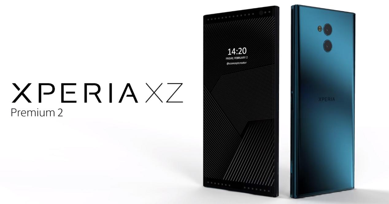 Posible diseño del Sony Xperia XZ2 Premium