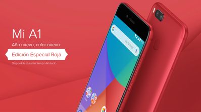Edición especial del Xiaomi Mi A1 de color rojo