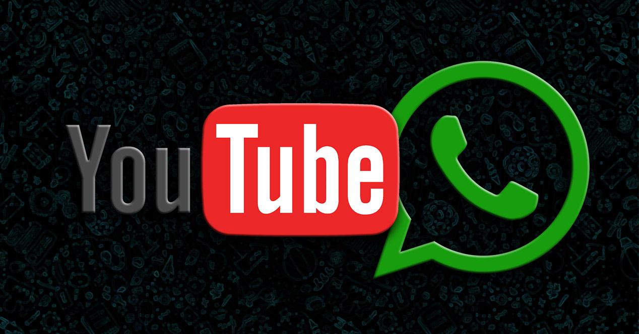 Logo de YouTube y WhatsApp