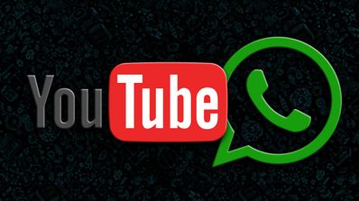 Logo de YouTube y WhatsApp