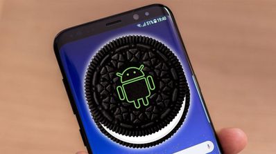 android 8.0 oreo dentro de un samsung galaxy s8 plus