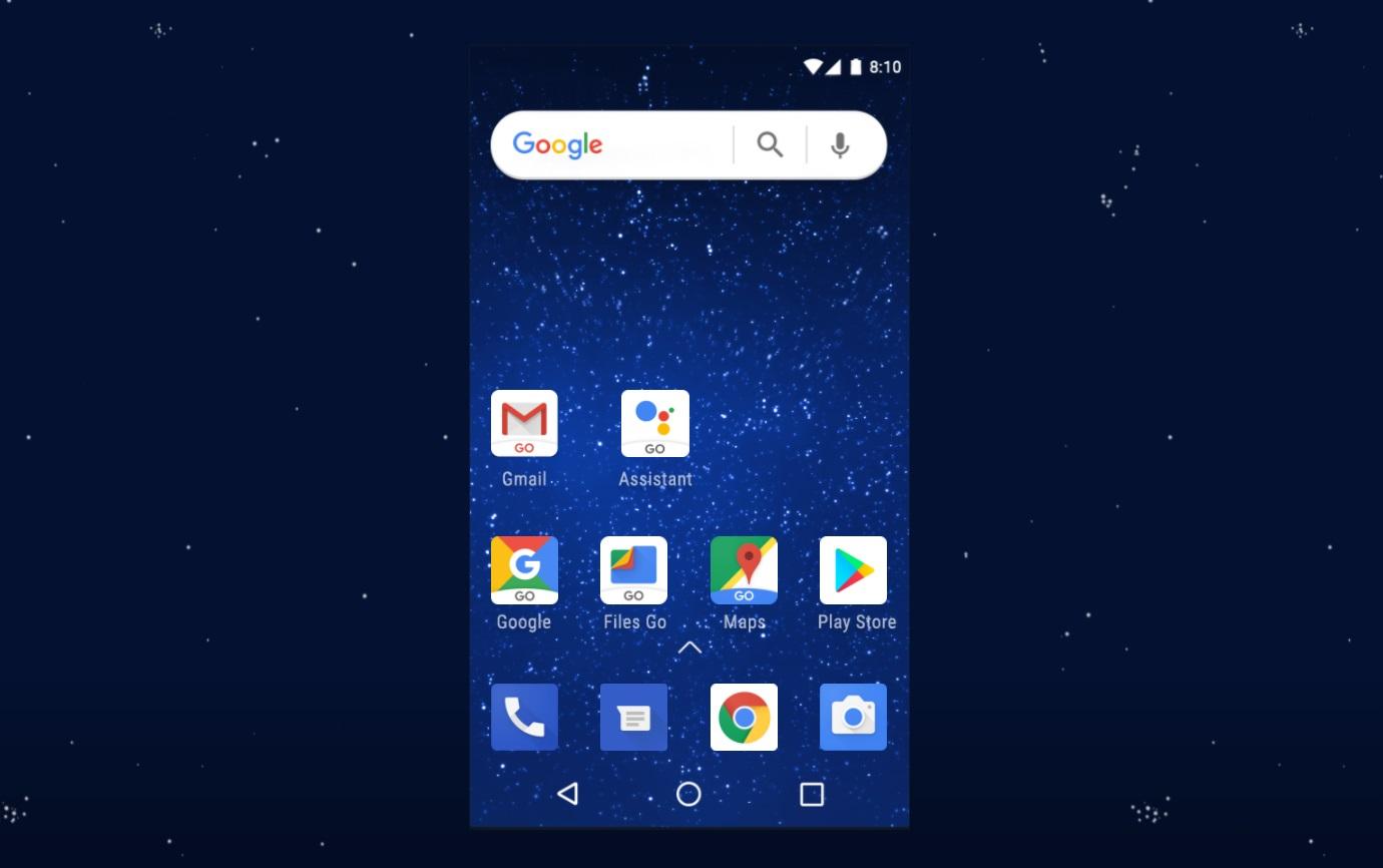 android go apps en pantalla