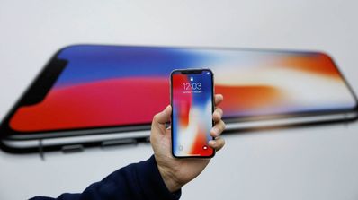 Frontal del iPhone X