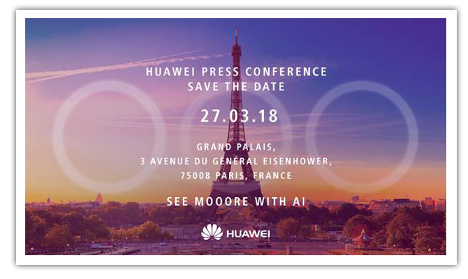 Se confirma la triple cámara del Huawei P20