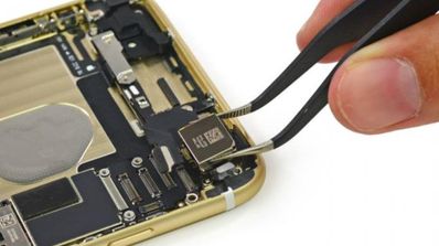 iPhone abierto