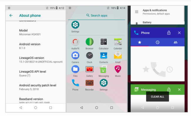 Android One LineageOS