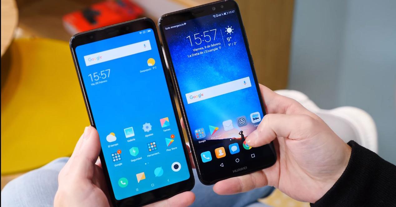 Comparativa de smartphones de Huawei y Xiaomi