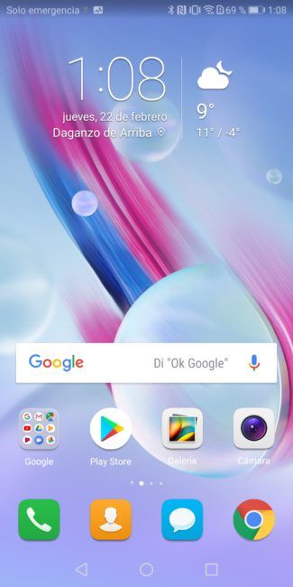 Escritorio del Honor 9 Lite