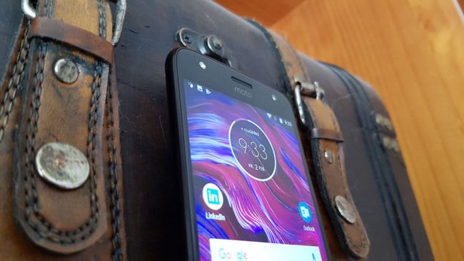 Ángulo de visión del Motorola Moto X4
