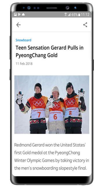 Información de PyeongChang 2018 Official