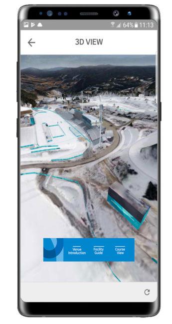 Imagen 3D recinto en PyeongChang 2018 Official