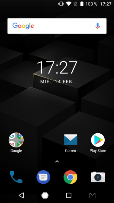 Escritorio del ZTE Axon M
