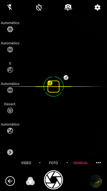 Aplicación cámara del ZTE Axon M