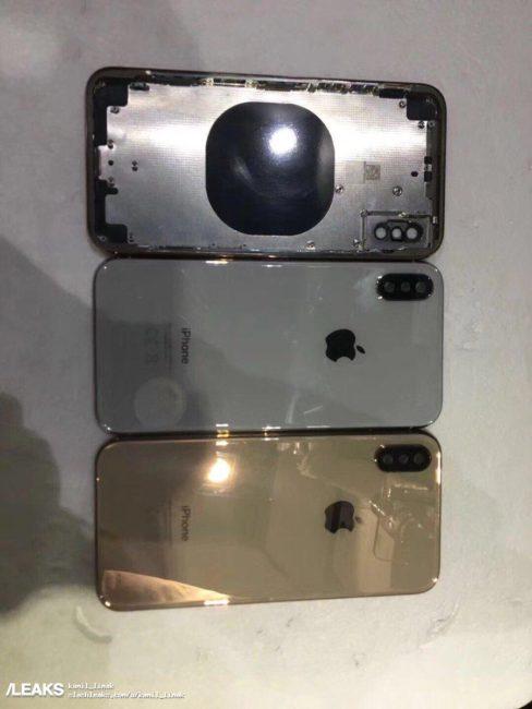 iPhone X gris y dorado