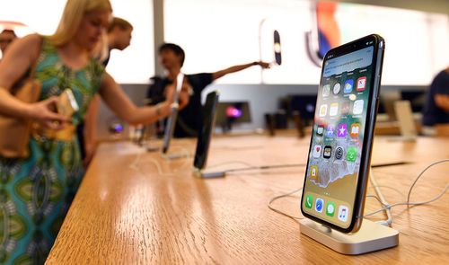 iPhone X en una tienda de Apple