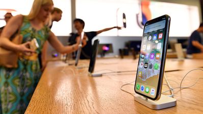 iPhone X en una tienda de Apple