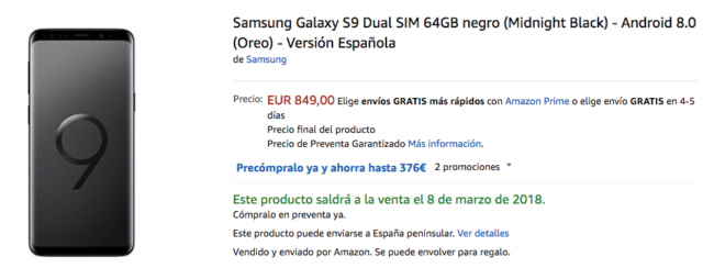 Amazon Samsung Galaxy S9