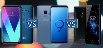 Comparativa de los mejores móviles del MWC 2018: Galaxy S9 vs LG V30S vs Xperia XZ2