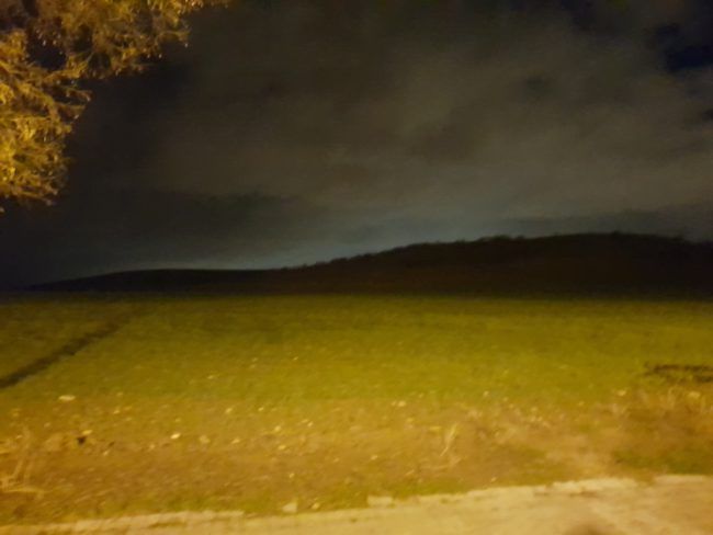 Foto por la noche paisaje con el Samsung Galaxy S9+