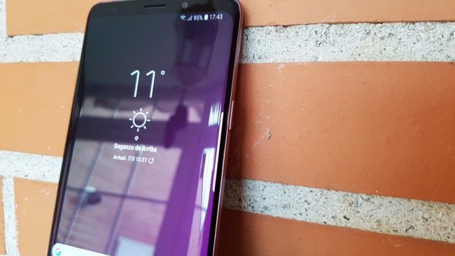 Delentera del Samsung Galaxy S9+