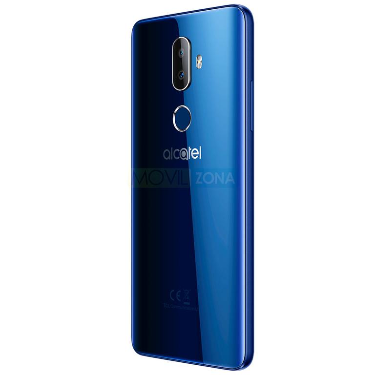 Alcatel 3V en color azul con sistema operativo Android