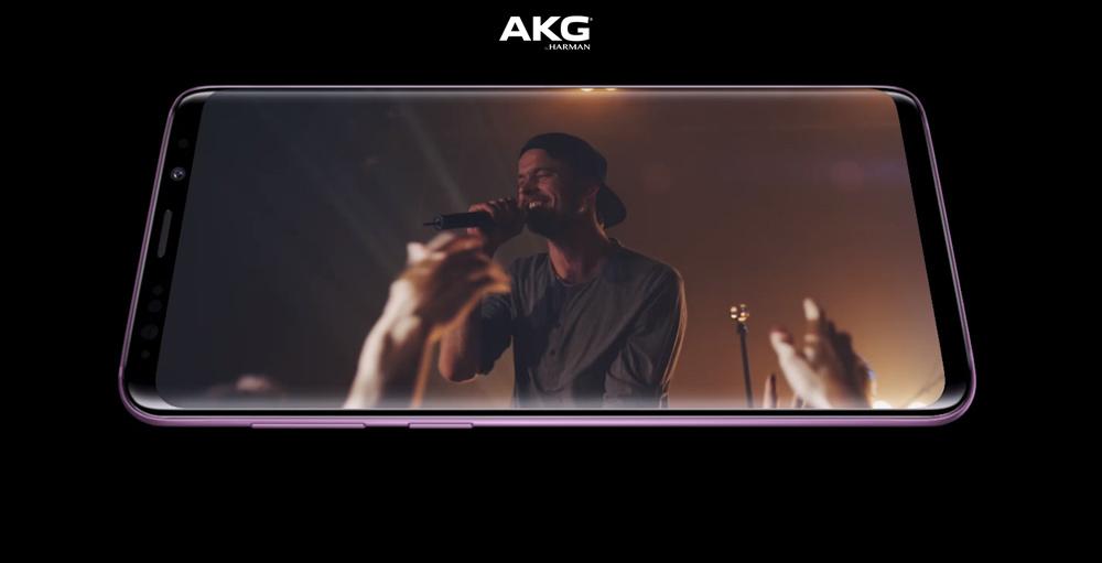Samsung Galaxy S9 con sistema de sonido AKG