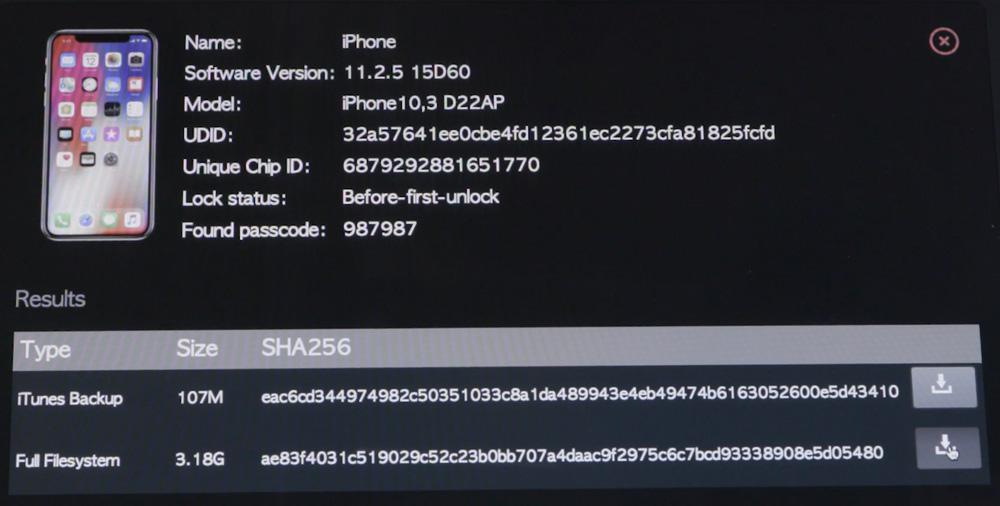 Herramienta de desbloqueo de iPhones de GrayShift
