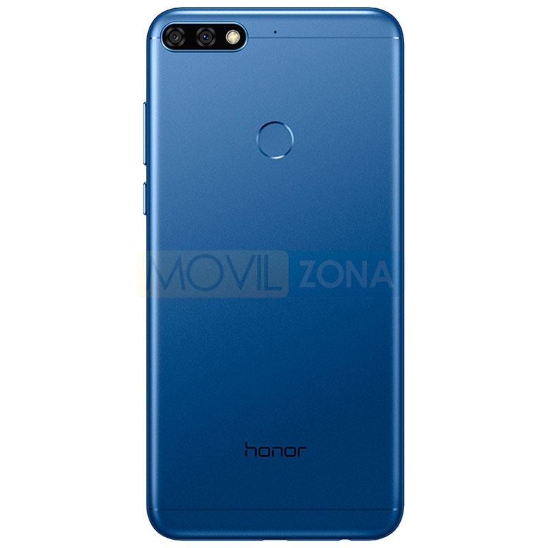 Honor 7C azul vista trasera