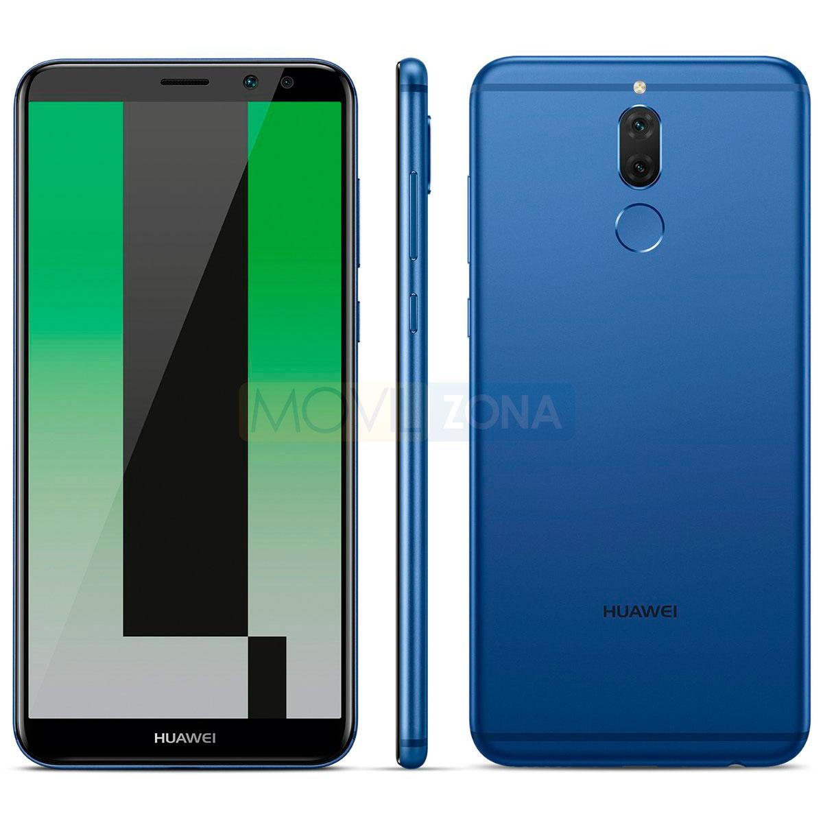 Huawei Mate 10 Lite negro y azul