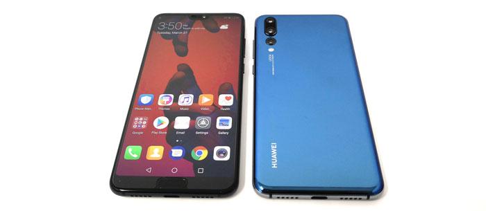 Huawei P20 Pro pantalla y trasera azul