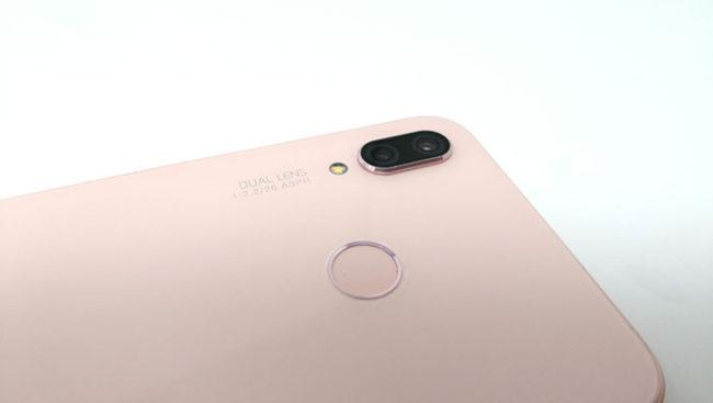 Huawei P20 Lite rosa camara