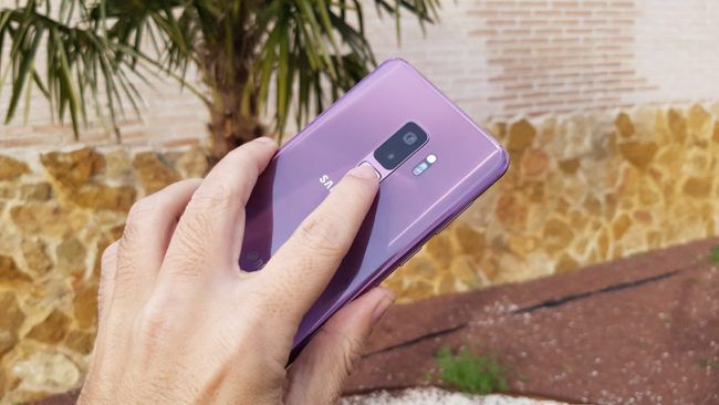 Uso lector de huellas del Samsung Galaxy S9+