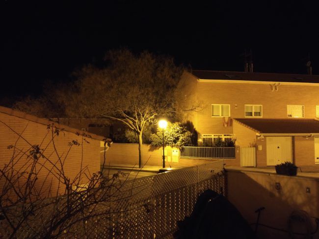 Foto por la noche con el ZTE Blade V9