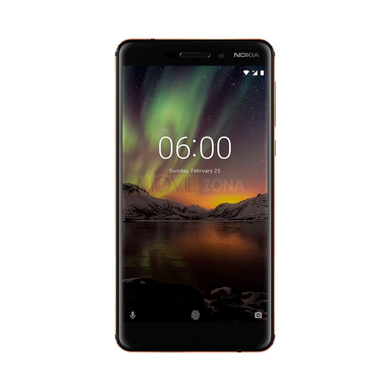 Nokia 6 negro con Android