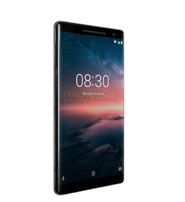 Nokia 8 Sirocco Android vista lateral