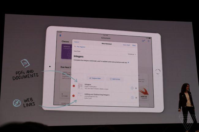 Interfaz de lNuevo iPad 2018