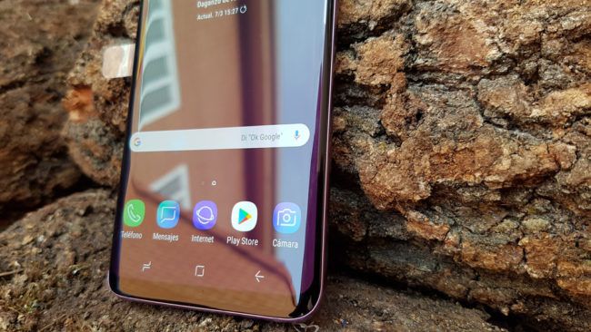 Pantalla integrada en el Samsung Galaxy S9+